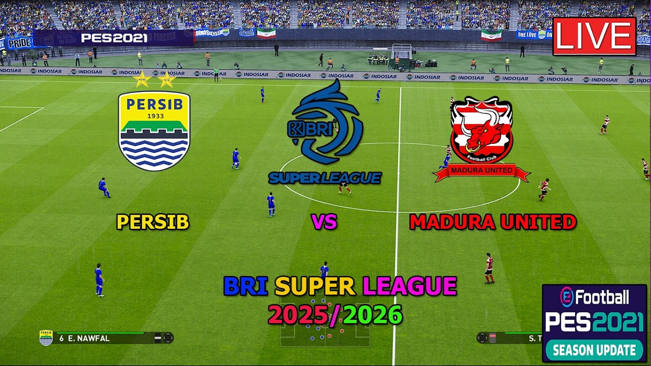 PERSIB BANDUNG VS MADURA UNITED (BRI SUPER LEAGUE 2026, THIS IS A FOOTBALL GAME PES 2021)