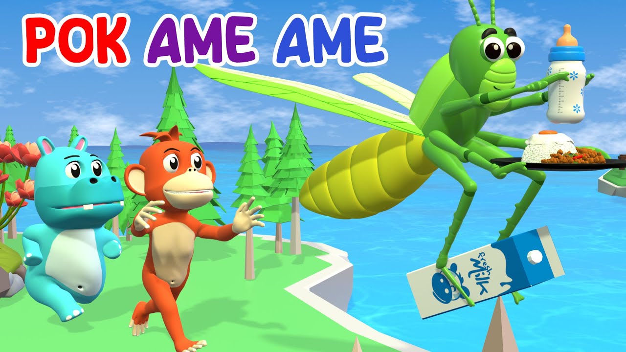 Pok Ame Ame 🦋🦗🦋 Lagu Anak Balita Indonesia