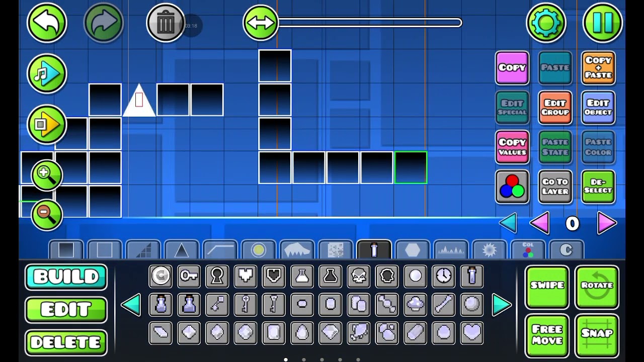 Cousin makes maps on geometry dash #gaming #new thing #testing