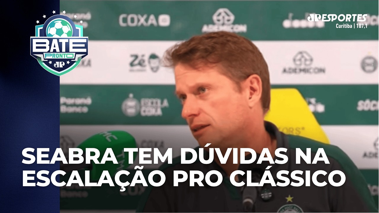 Seabra tem dúvidas na escalação para o clássico