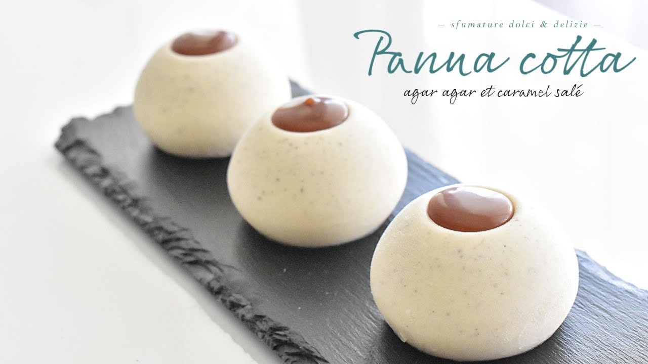 ✅Panna cotta con Agar agar e Caramel au beurre Salé | Mou 💬