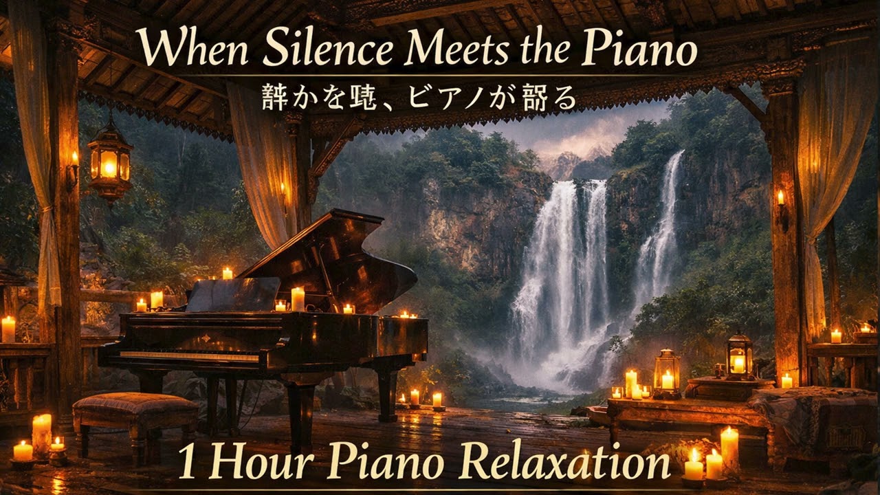 1 Hour Piano Relaxing | When Silence Meets the Piano | 静かな時,ピアノが語る | Calm Ambient Music for Sleep.