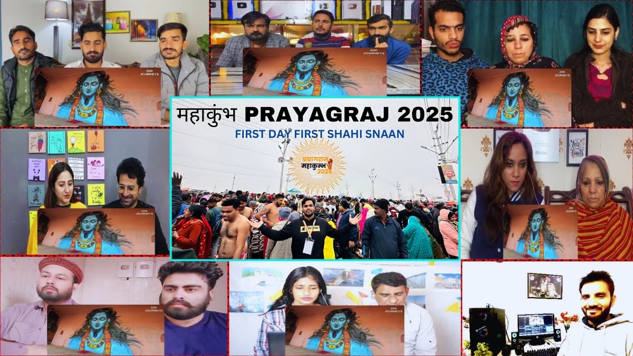 दिव्य कुंभ-भव्य कुंभ-FIRST Shahi Snaan || MAHAKUMBH 2025 में लहराता सनातन का परचम | Pak Reaction