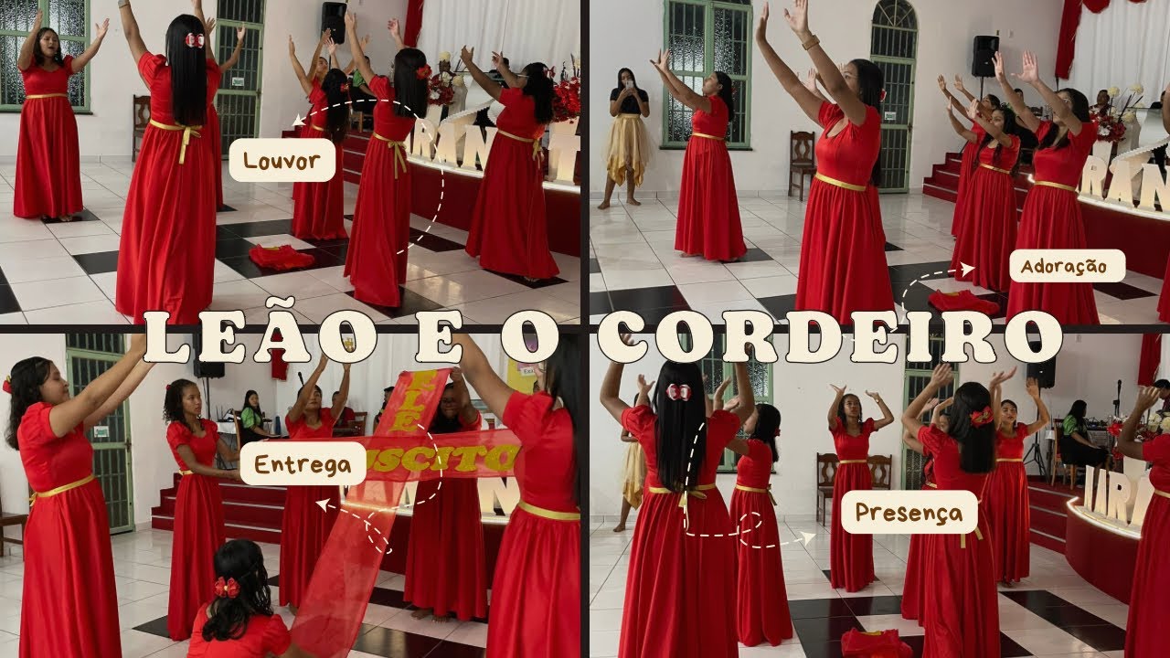 Coreografia (Leão e o cordeiro-Cassiane) Ministério Shekinah/2• Edição adoração em gestos/