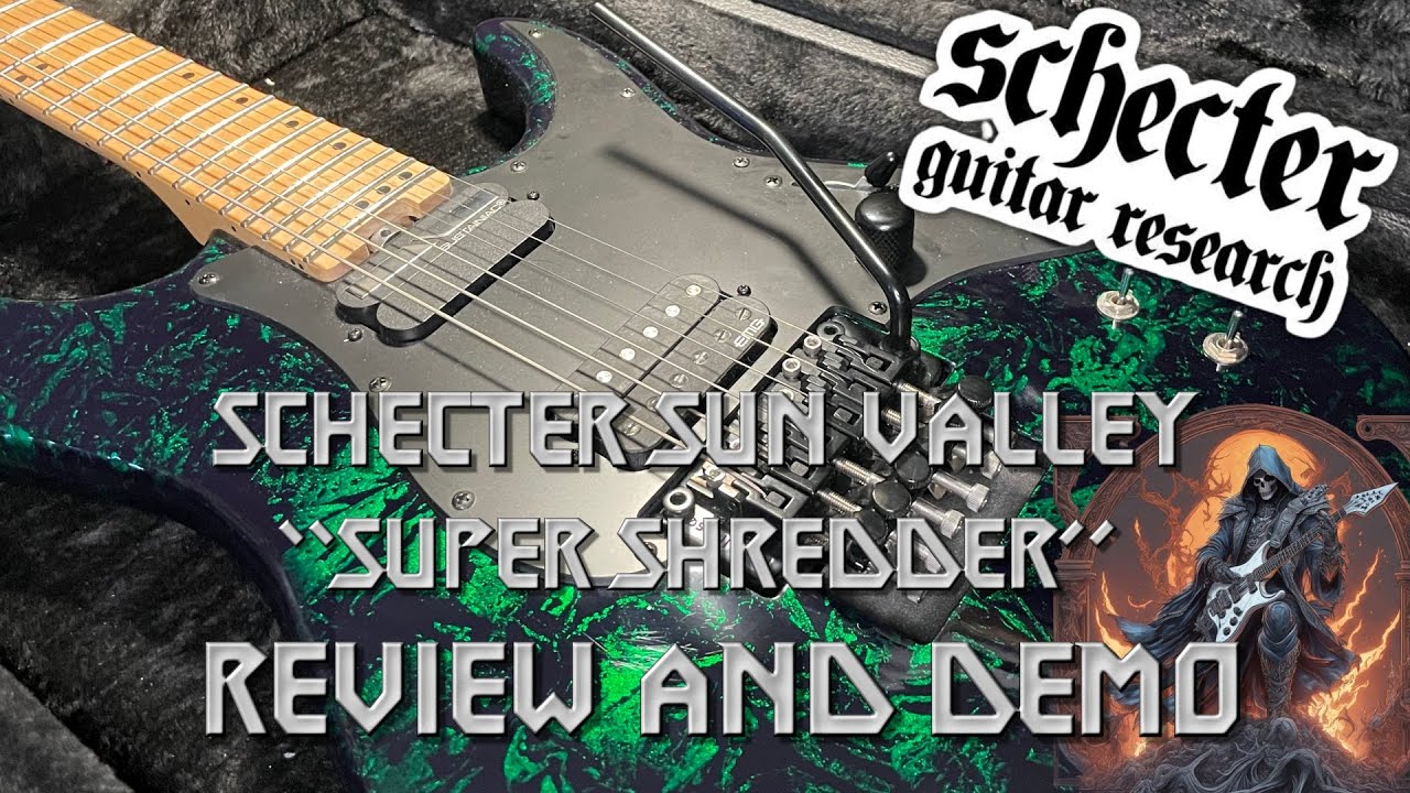 Обзор и демонстрация супершредера Schecter Sun Valley