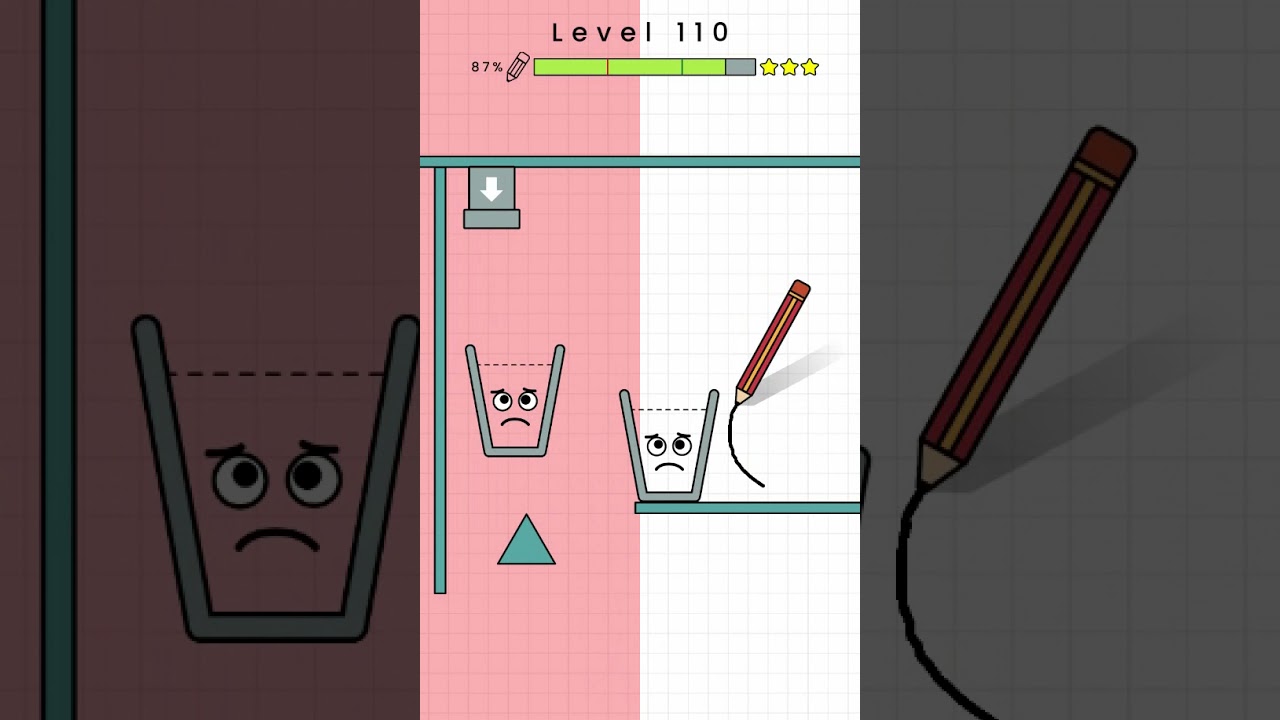 Happy Glass - Level 110. Three Stars Solution. Gameplay Walkthrough