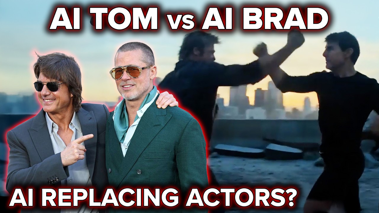 AI Brad Pitt vs AI Tom Cruise - Will AI Replace Actors?