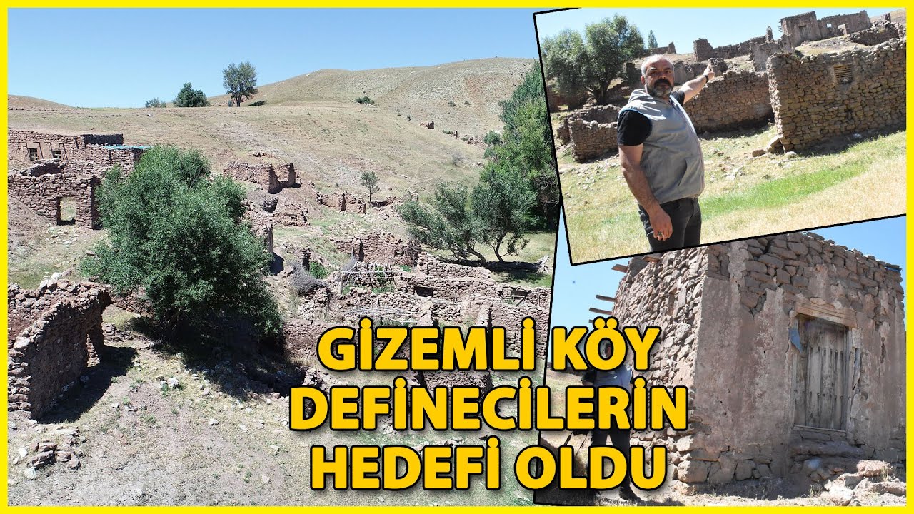 42 Yıl Önce Terk Edilen 'Gizemli Köy'de Defineci Talanı