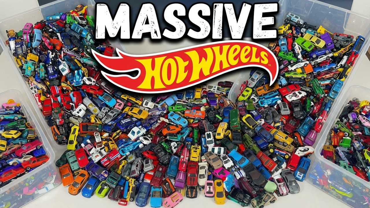 Collector&rsquo;s Dream: A Massive Showcase of Hot Wheels Miniature Cars