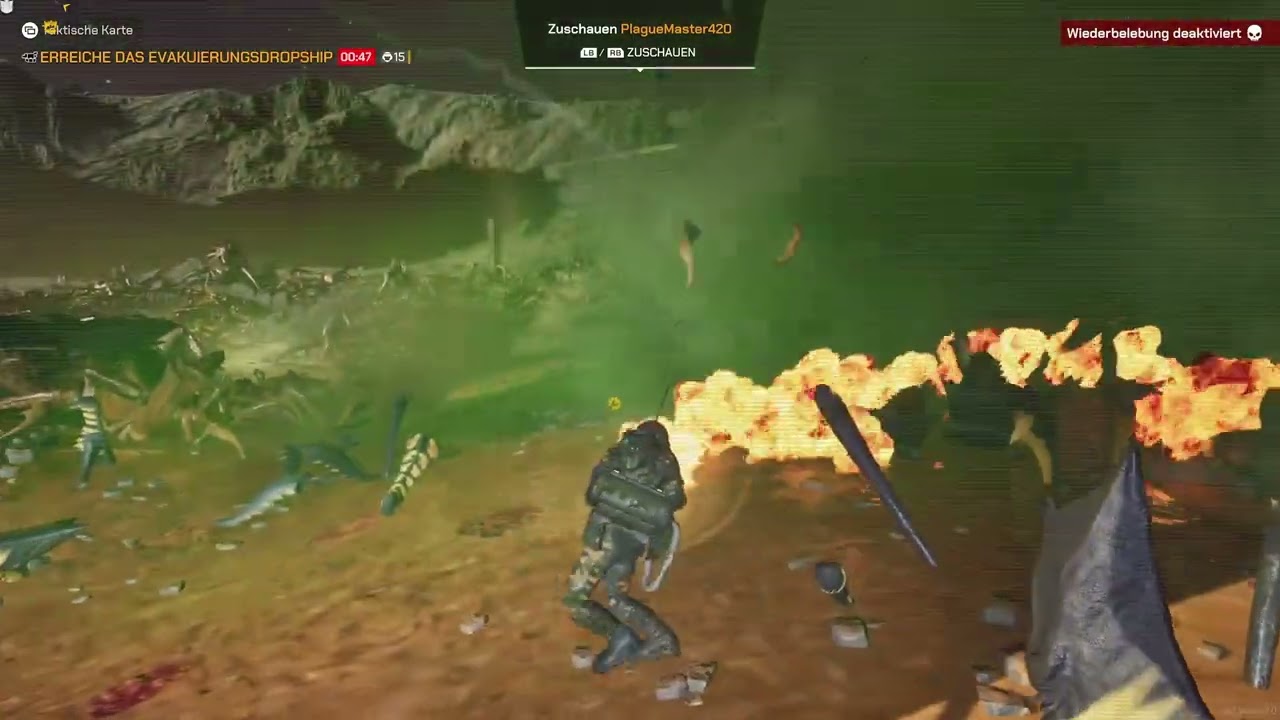 Starship Troopers Extermination - Horde Mode ... The Flamethrower ,online gameplay (xbox series x)