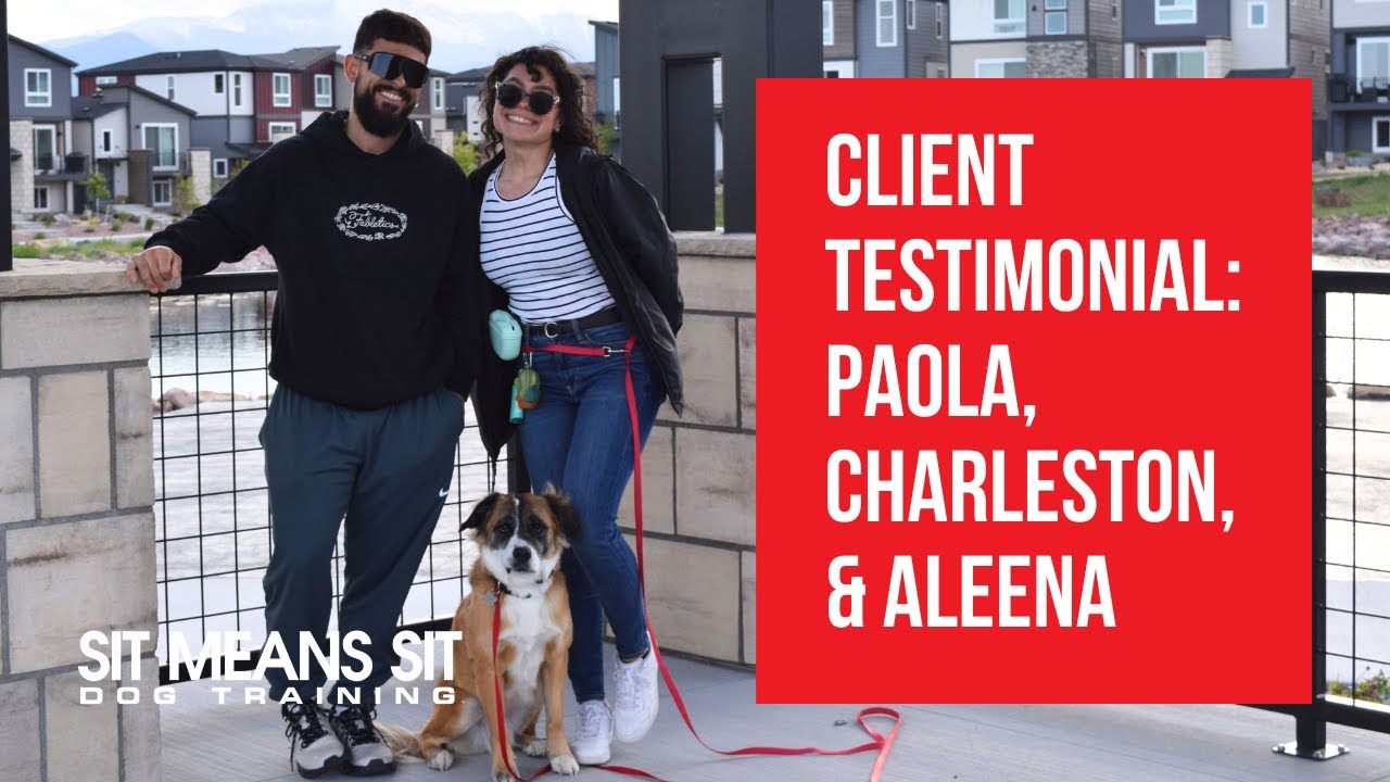 Paola, Charleston, and Aleena | Client Testimonial with Sit Means Sit Dog Training Colorado Springs