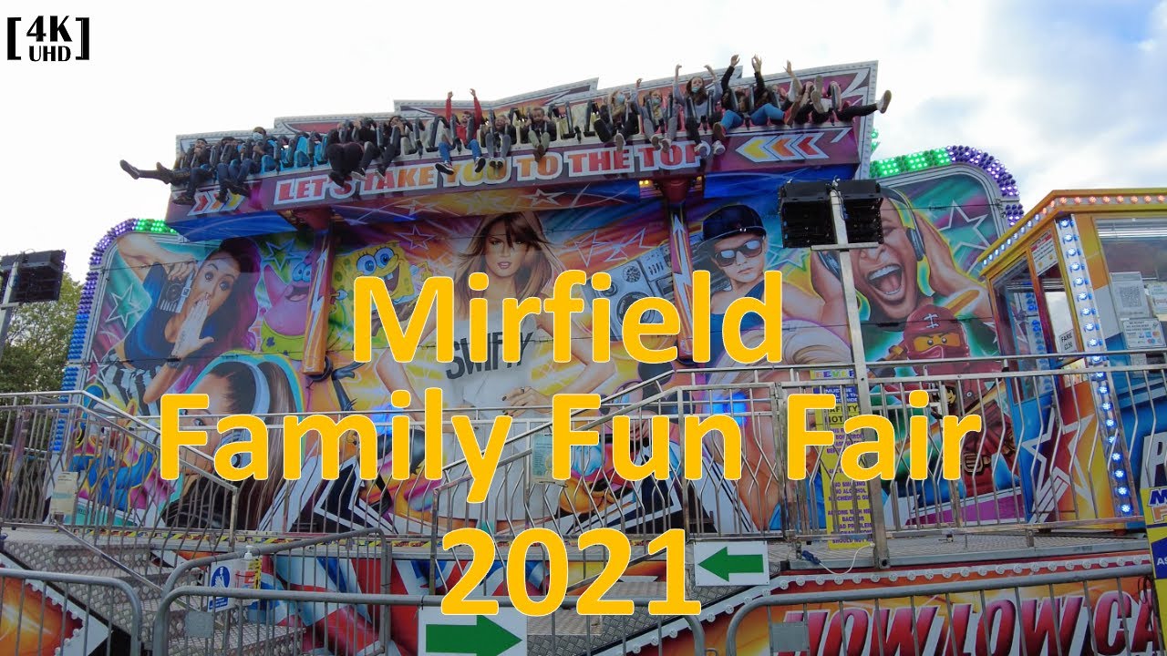 Mirfield Family fun fair May 2021 in UK/Anywhere Walking Tour