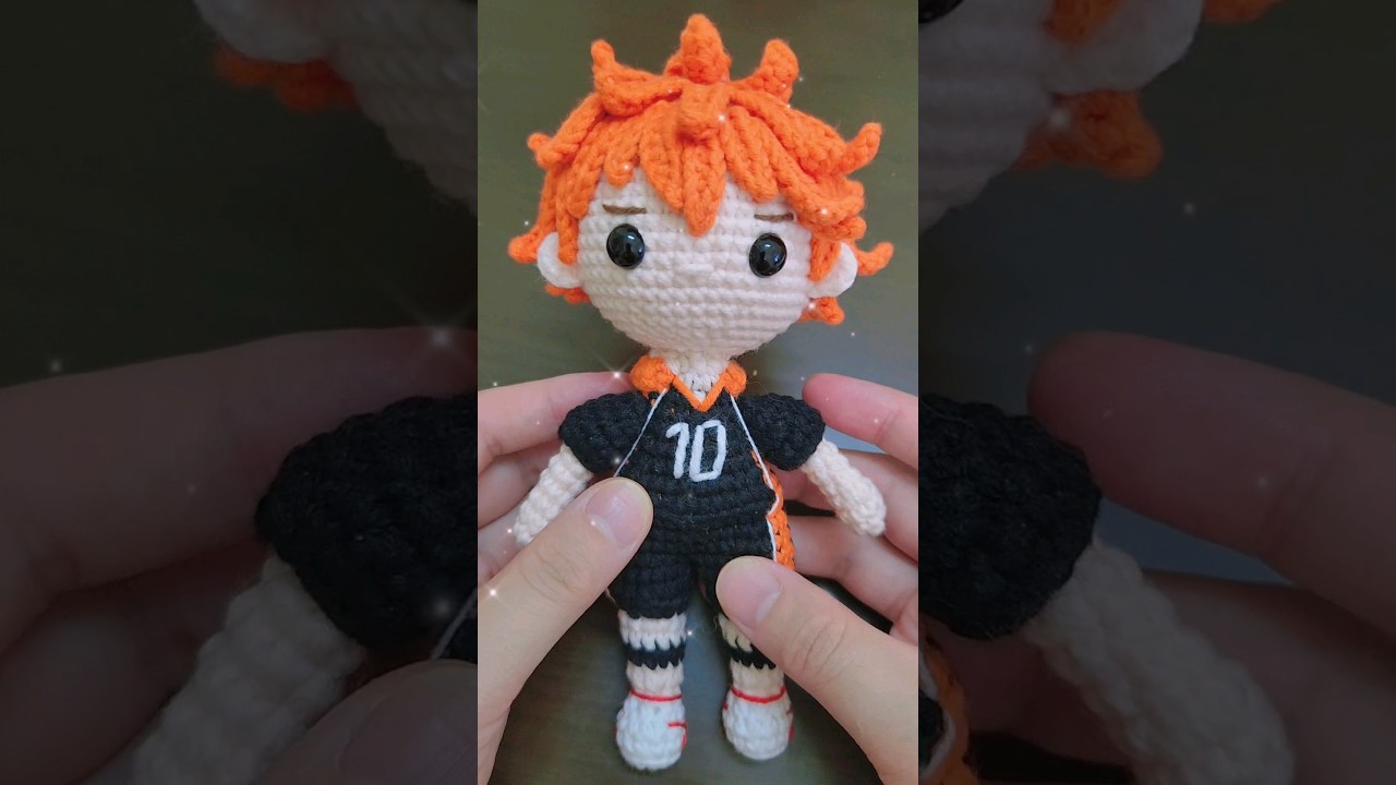 #hinatashoyo #haikyuu #anime #doll #crochet #quequecrochet #volleyball #orange #handmade #moclen