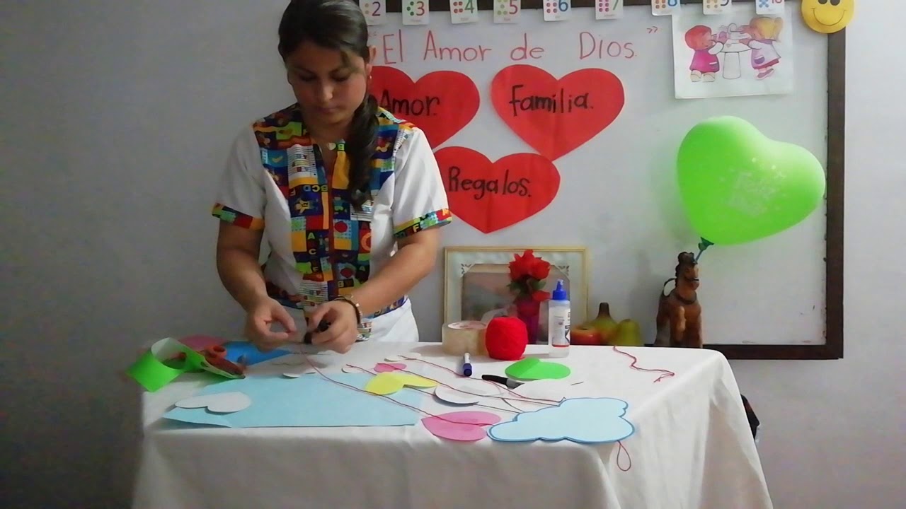MANUALIDAD (EL AMOR DE DIOS) Profe Chiqui