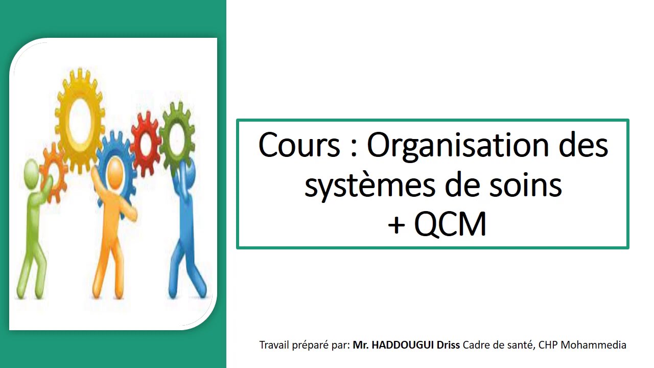 Cours organisation des système de soins + QCM
