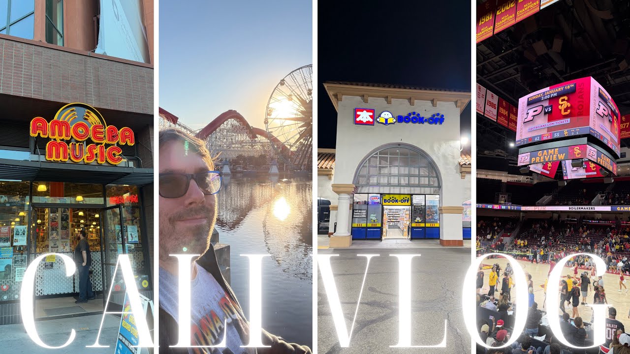 California Vlog: Disneyland, Movie Hunting (Book Off and Amoeba), and more…