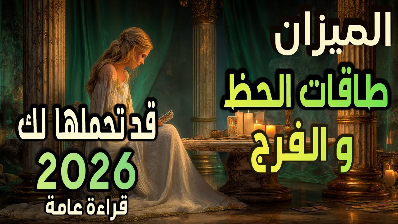 الميزان🟨🪬(طاقات الحظ🔑🧿 والفرج)🪬🟨قد تحملها لك 2️⃣0️⃣2️⃣6️⃣ قراءة عامة
