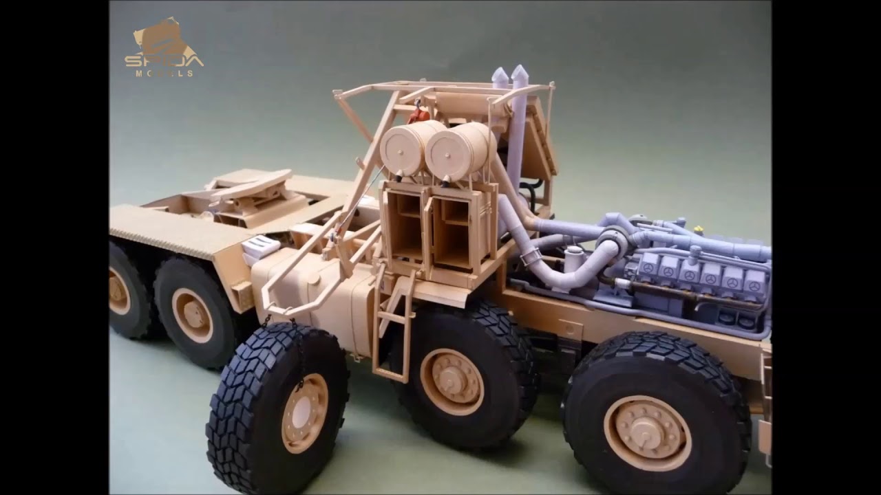 Stavba modelu Tankového tahače TATRA 815-6vwn9t 43 610 8x8.1R „TTT“