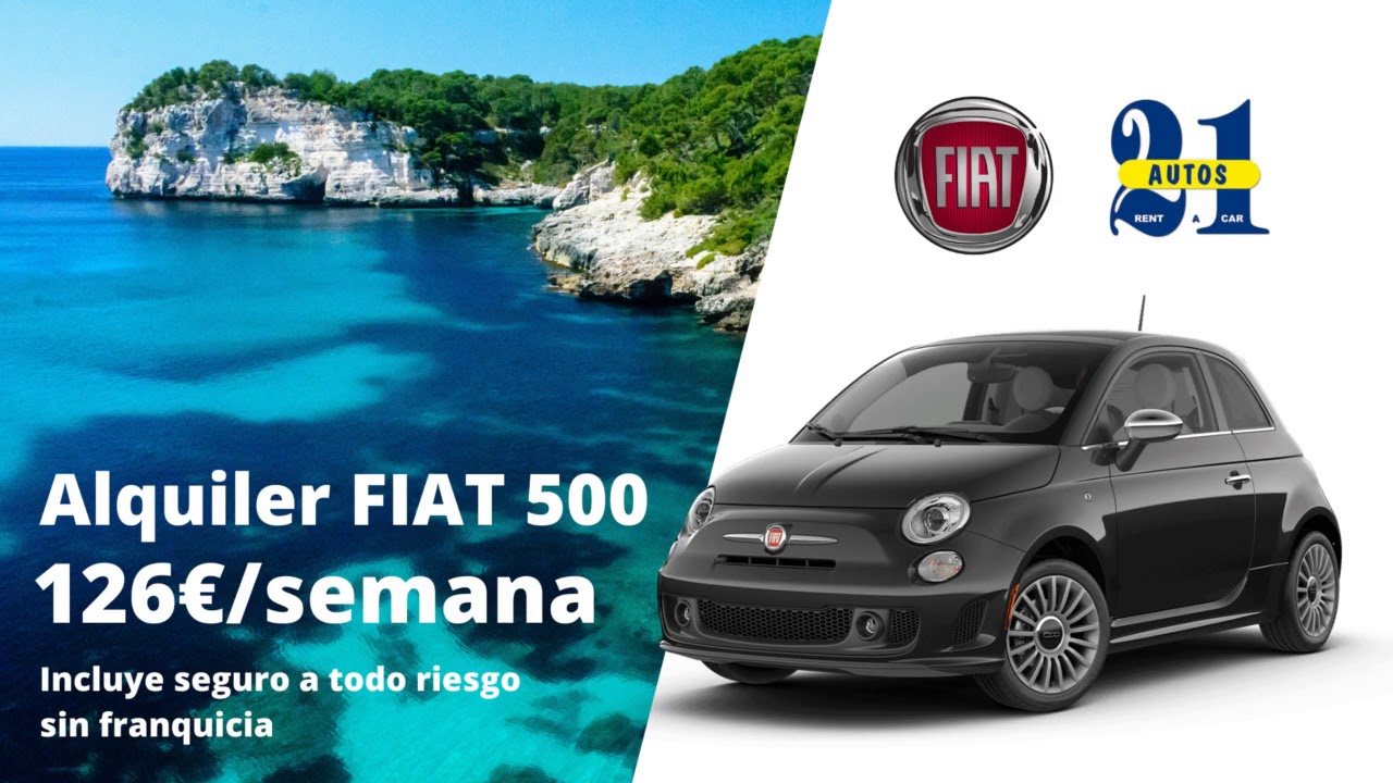 Ofertas Autos21 Alquiler coches Menorca