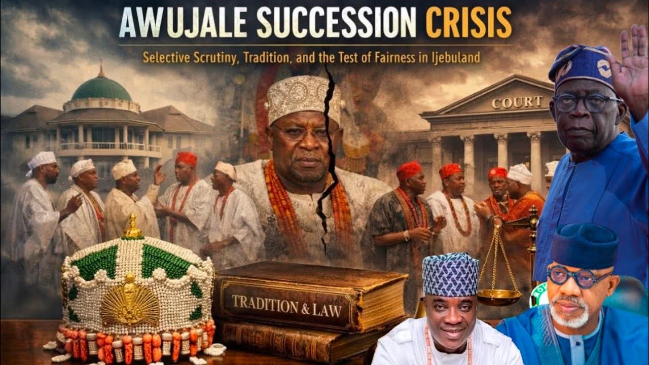 CHAOS ERUPT IN OGUN STATE ON AWUJALE THRONE AFTER KWAM1 GETS KICKED OUT