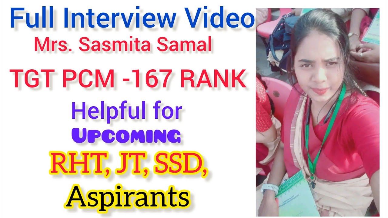 Full Interview Video with a TGT(PCM) || Govt. High School || SSB TGT ||  RHT || JTS
