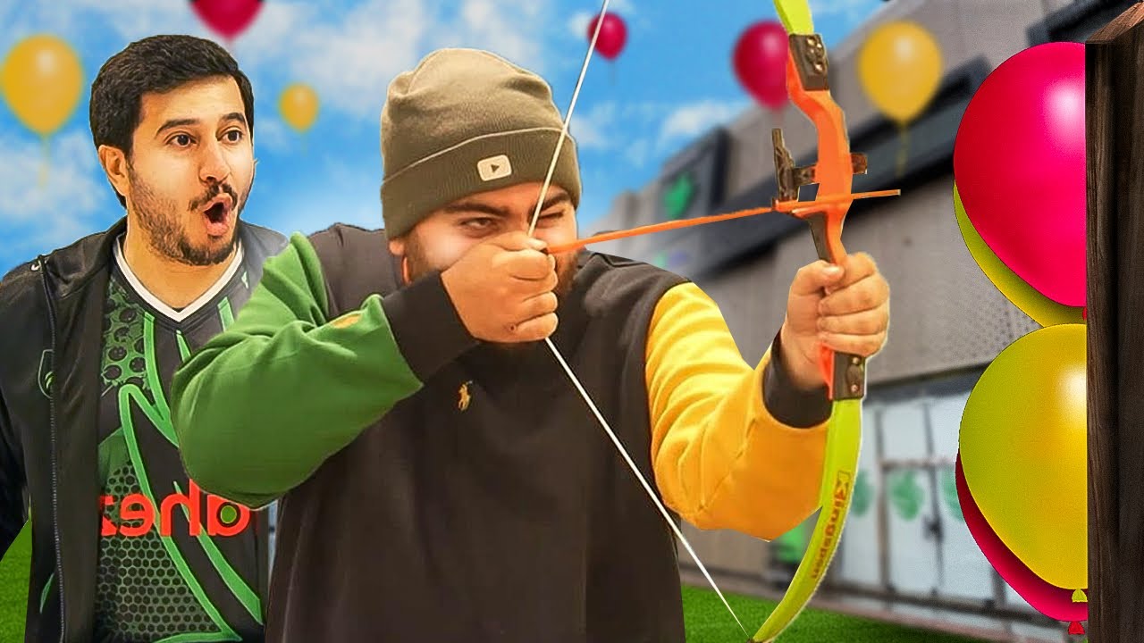 تحدي البالونات مع شباب فالكونز 😂🔥 