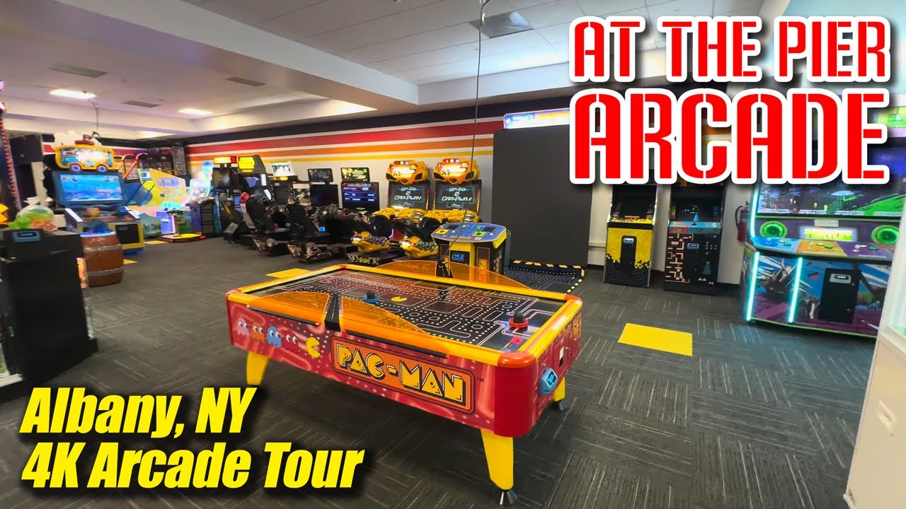 At The Pier Arcade @ Colonie Center (Albany NY), 4K arcade walkthrough & tour, November 2024