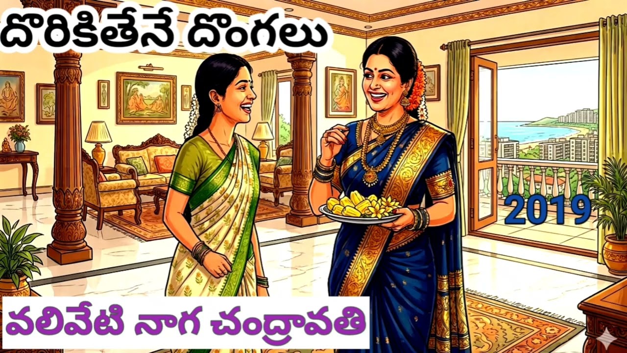 దొరికితేనే దొంగలు|వలివేటి నాగచంద్రావతి|Valiveti Nagachandraavati #telugustories#lakshmicheppekathalu