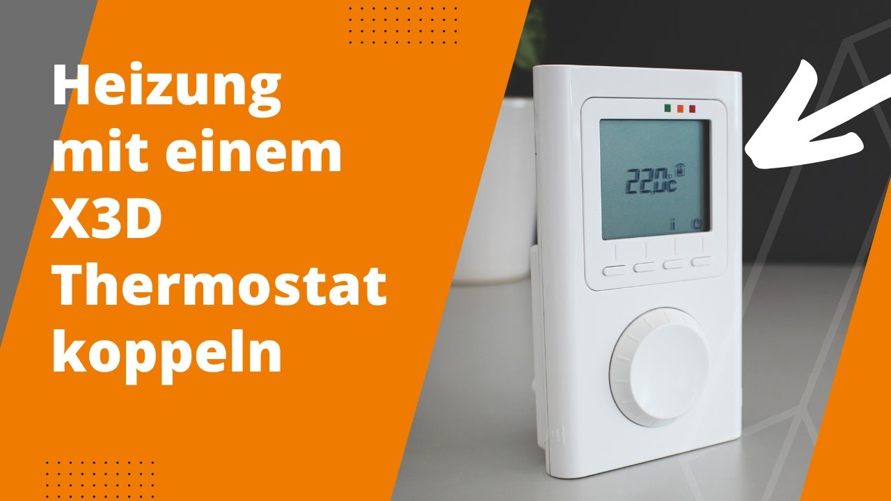 Verbindung der AeroFlow® Elektroheizung mit einem X3D Thermostat