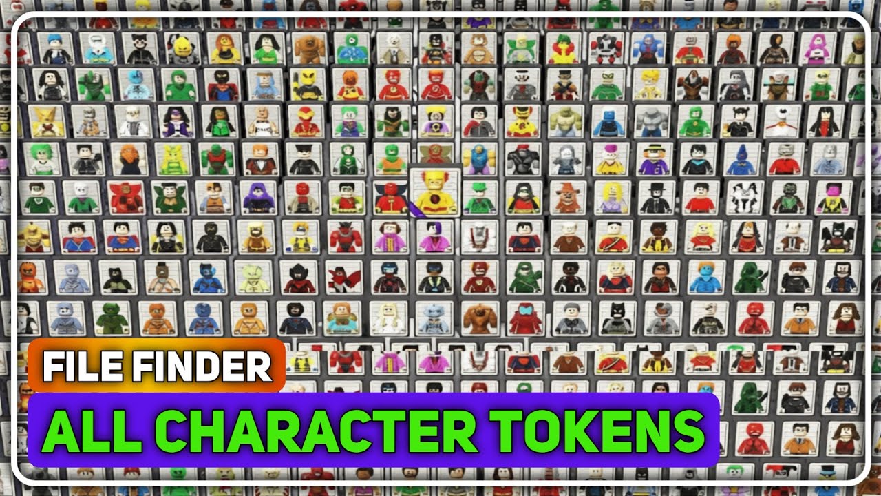 LEGO DC Super-Villains || All Character Tokens (File Finder)