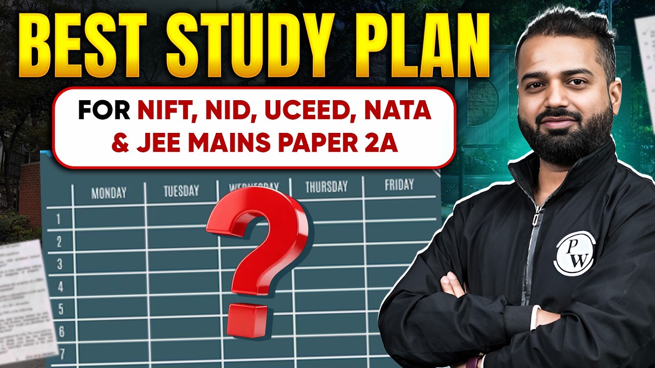 Best Study Timetable for Entrance Exam Preparation | Best Schedule for NIFT, NID, UCEED, NATA