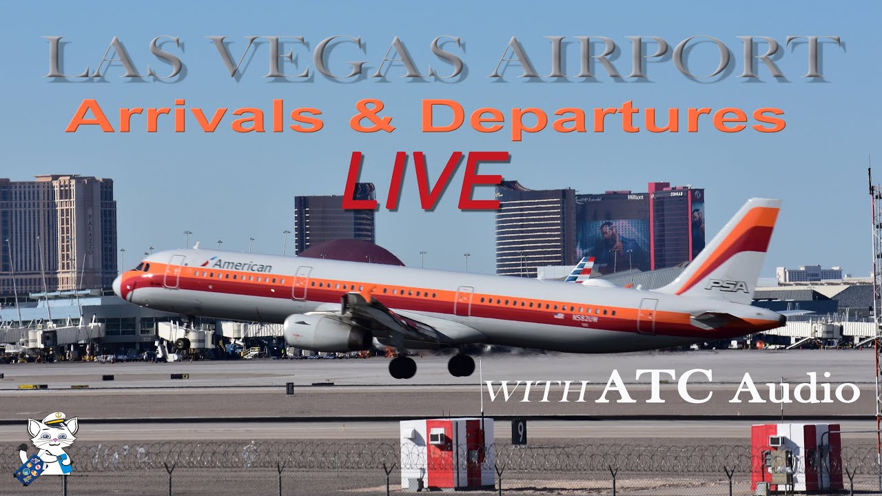 🔴 LAS VEGAS AIRPORT LIVE CAM Nonstop Plane Spotting LAS Aircraft Arrivals & Departures ATC Audio