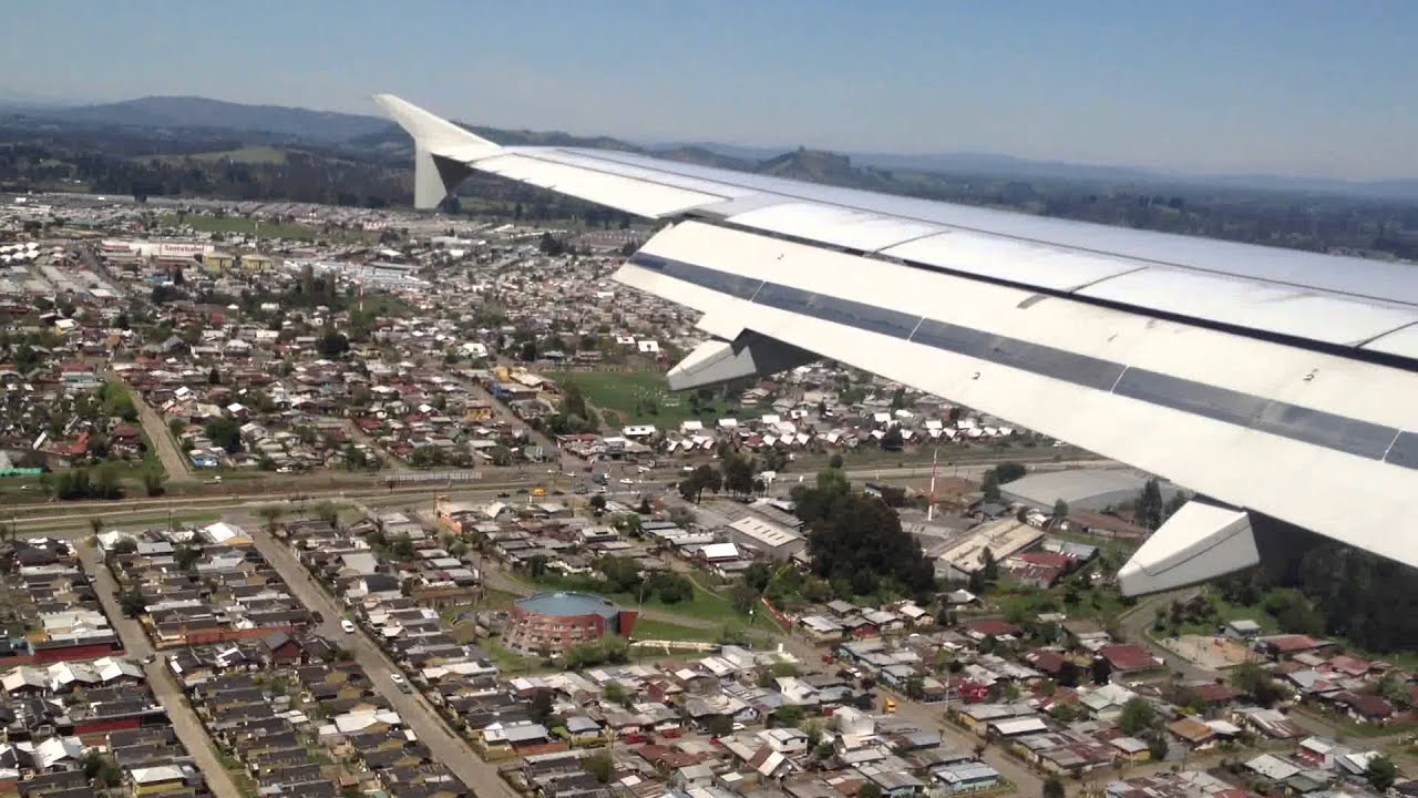 Aterrizaje Temuco LAN Airlines Airbus A318, Vuelo 233
