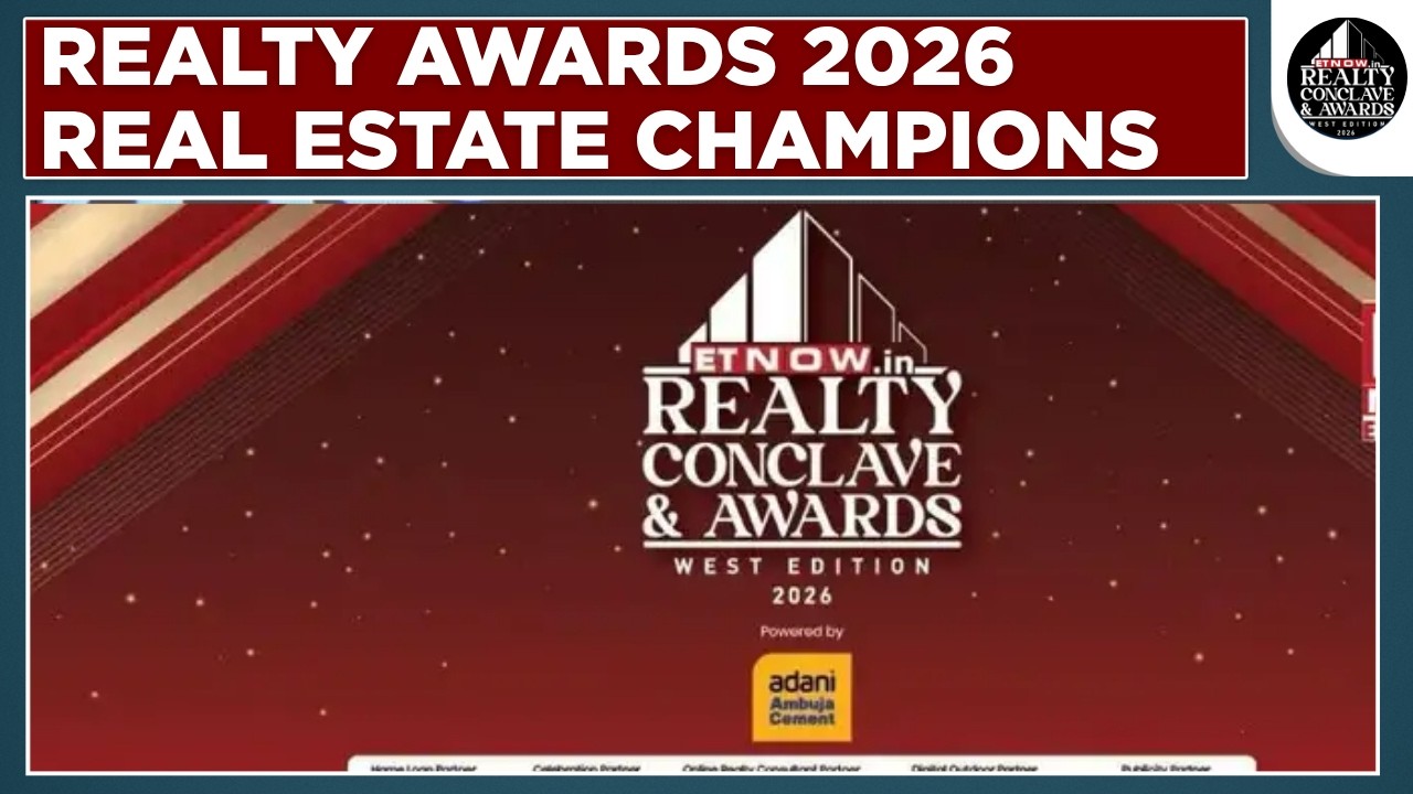 Церемония награждения на ETNow.in Realty Conclave And Awards 2026 | Смотреть сейчас | Деловые нов...