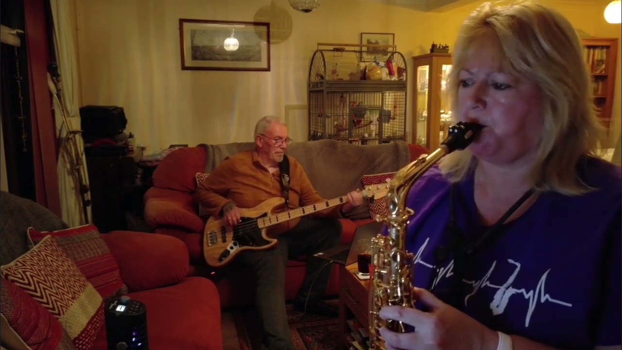 Boulevard of broken dreams -  Green day - Our alto sax and bass guitar cover. 