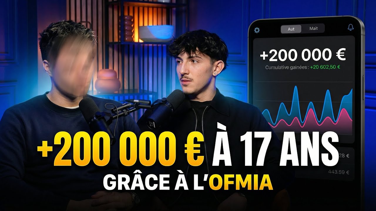 IL GÉNÈRE 200 000€ à 17ans grâce à l’OFM IA, il nous explique son parcours  