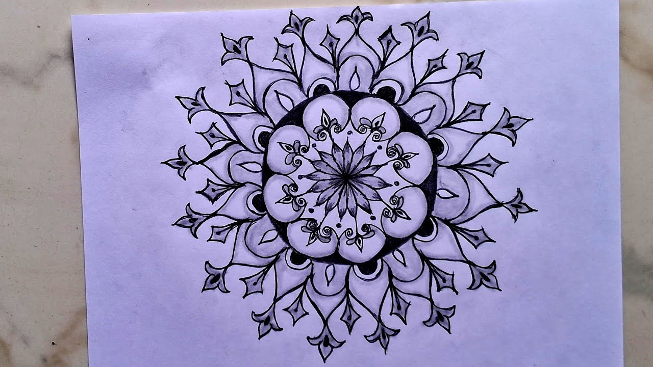 5 Minutes Super Easy Kolam | Daily Doorstep Kolam | Quick Kolam in 5 Minutes