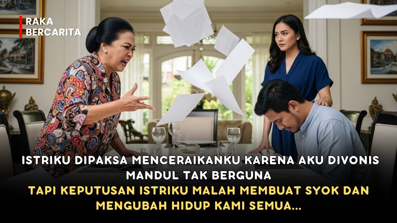 ISTRI DIPAKSA CERAIKANKU DAN MENIKAH LAGI KARENA AKU DIVONIS MANDUL, TAPI IA MALAH BUAT SYOK...