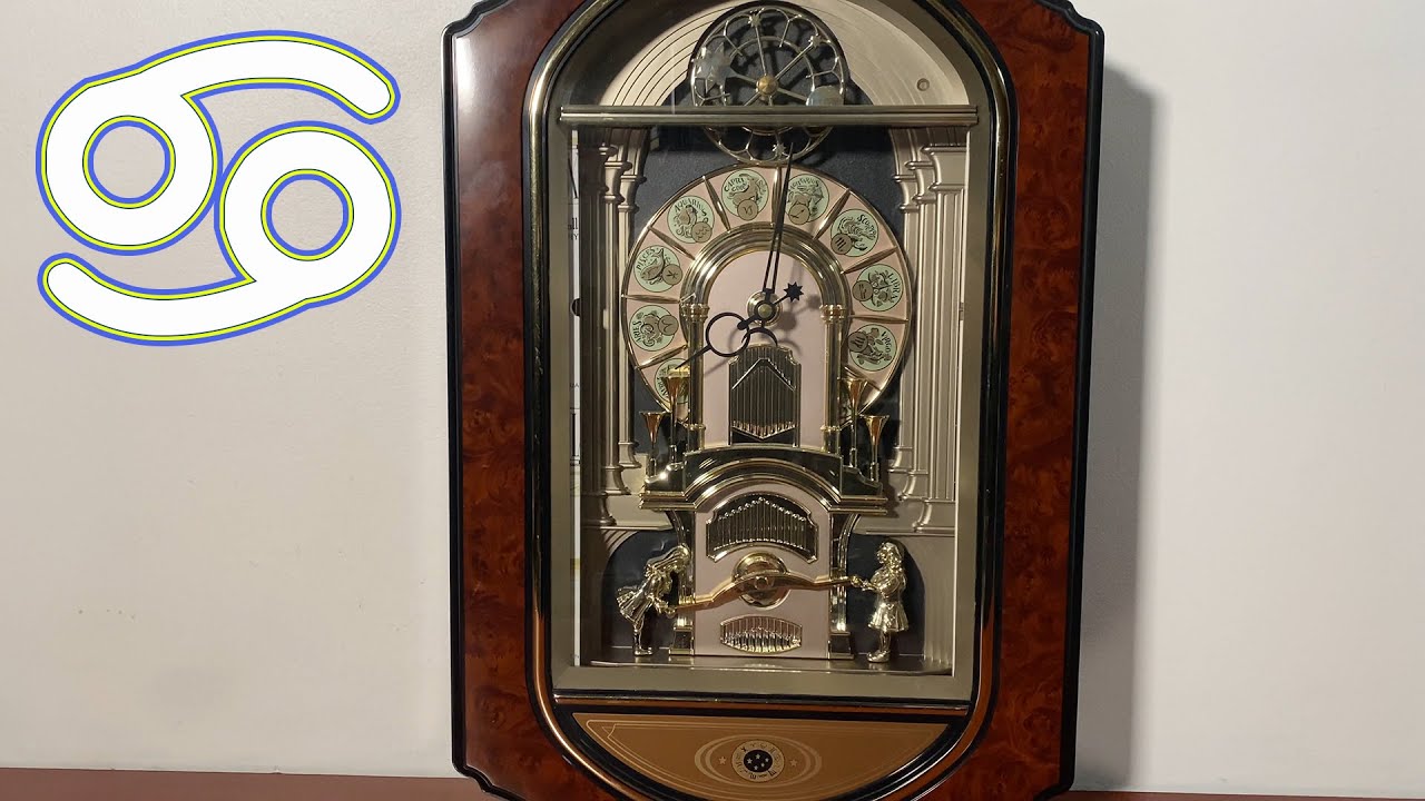 ♉ Rhythm Sign of the Times Motion Clock (4MH744NR) -- Gadgetify