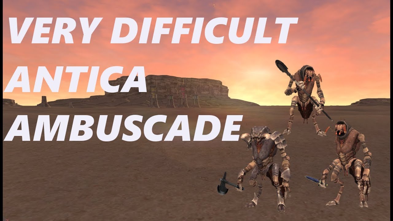 FFXI VD Intense Antica Ambuscade - Melee Method (no SPs)