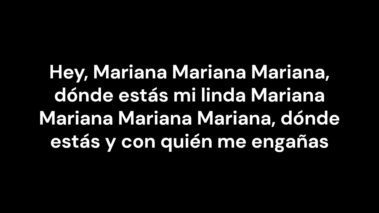 Dónde Estás Mariana - Rodolfo Aicardi (Bailable Karaoke)