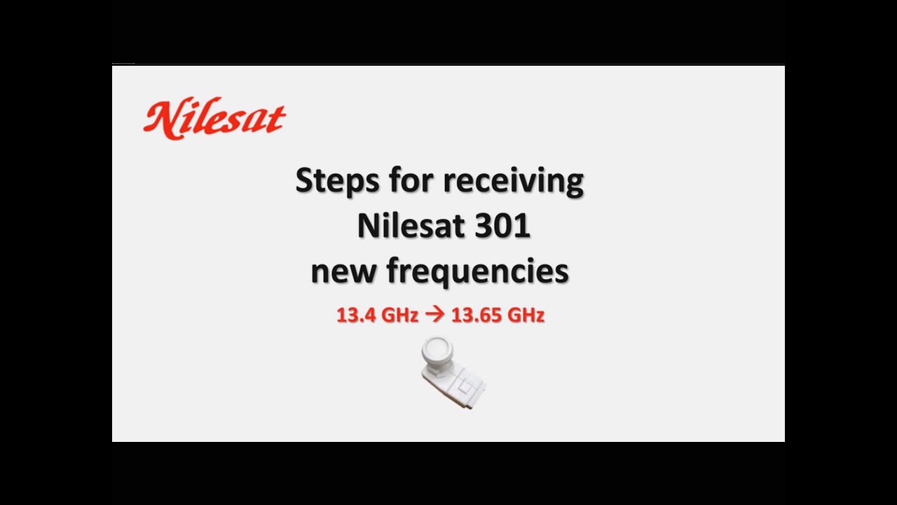 Nilesat 301 @ 7.0° W - NileSat Promo HD (English audio)