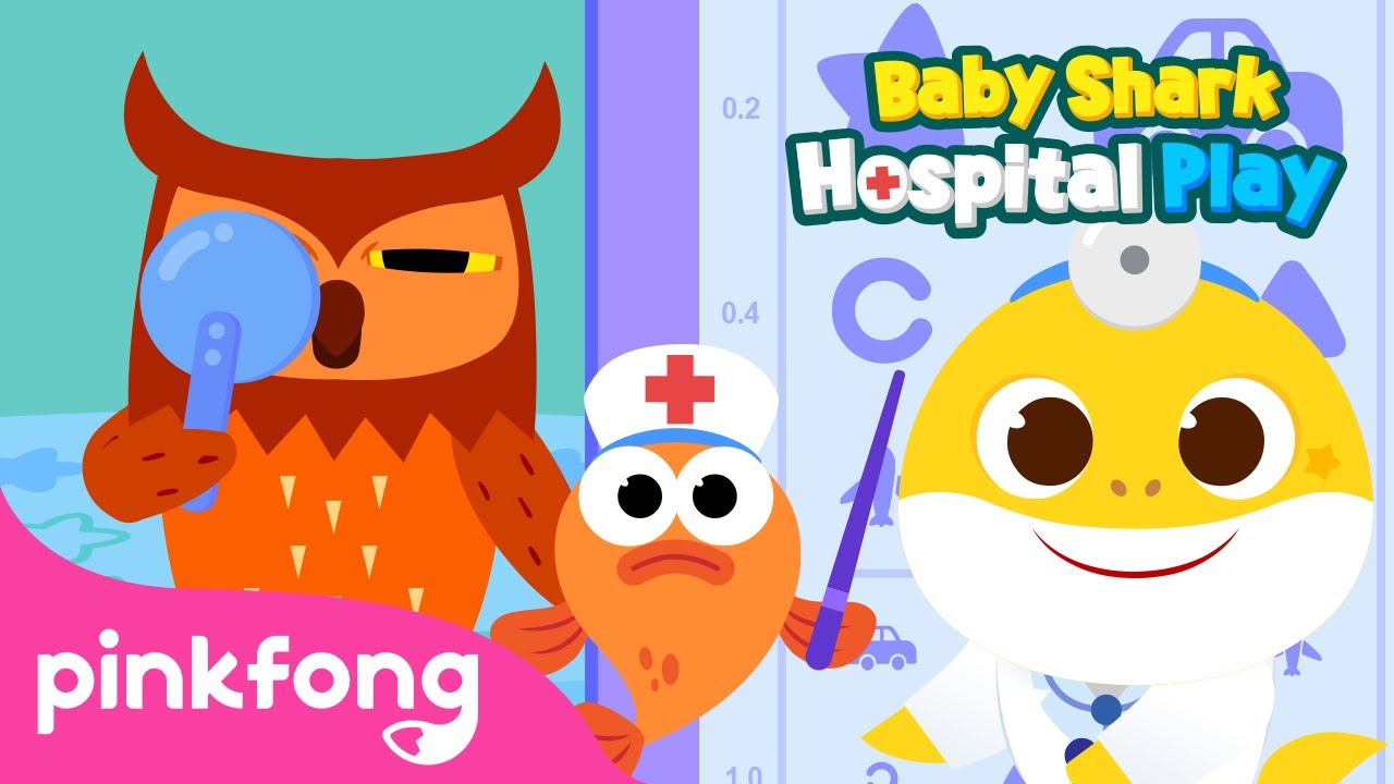 Prickle! My Eyes Sting | Baby Shark's Hospital Play | Kids Cartoon | Pinkfong
