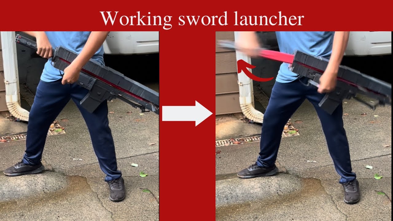 Jet Stream Sam Sword Replica, with a working sword launcher