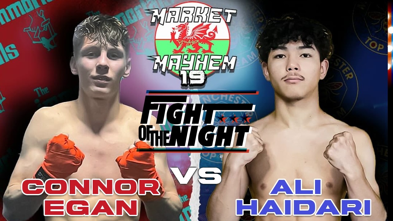 Коннор Иган против Али Хайдари, 61 кг, титул K1.