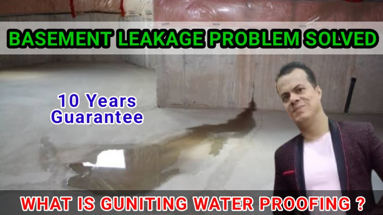 Basement Leakage Problem Solved | What is Guniting Waterproofing?