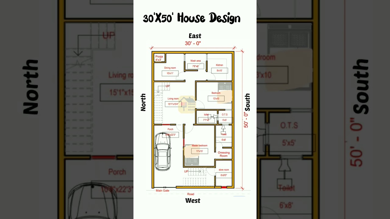 30x50 west facing house plans as per vastu #homeplan #home  #houseplans #homedesign #shorts