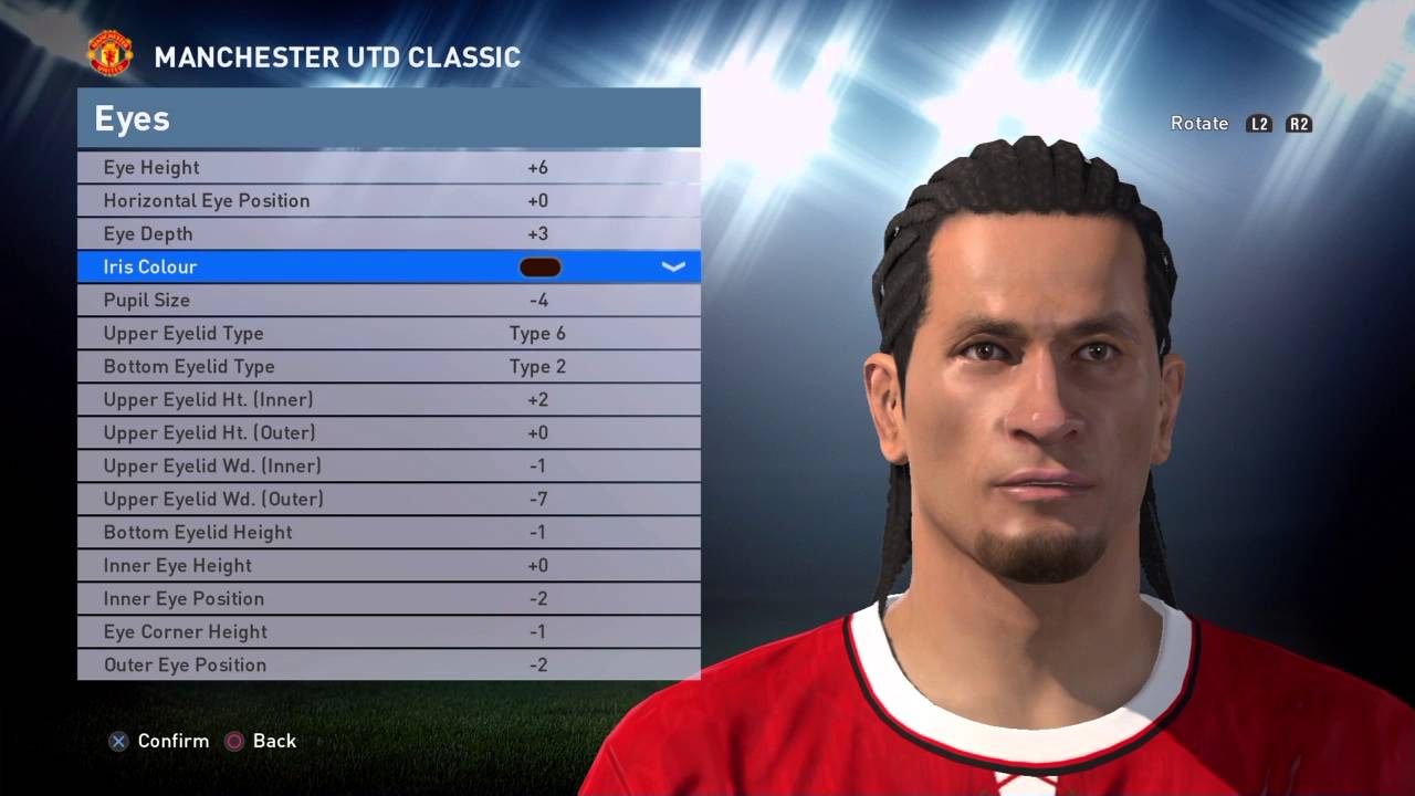 PES 2016 RIO FERDINAND (face + stats) {MAN UTD}