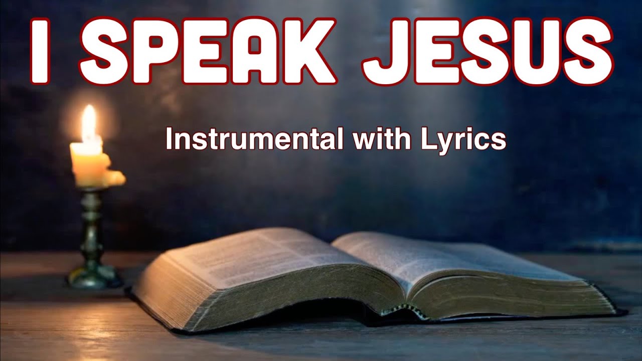 I SPEAK JESUS 🙏✝🙌 | Charity Gayle Cover | (Instrumental with Lyrics) 🎹|