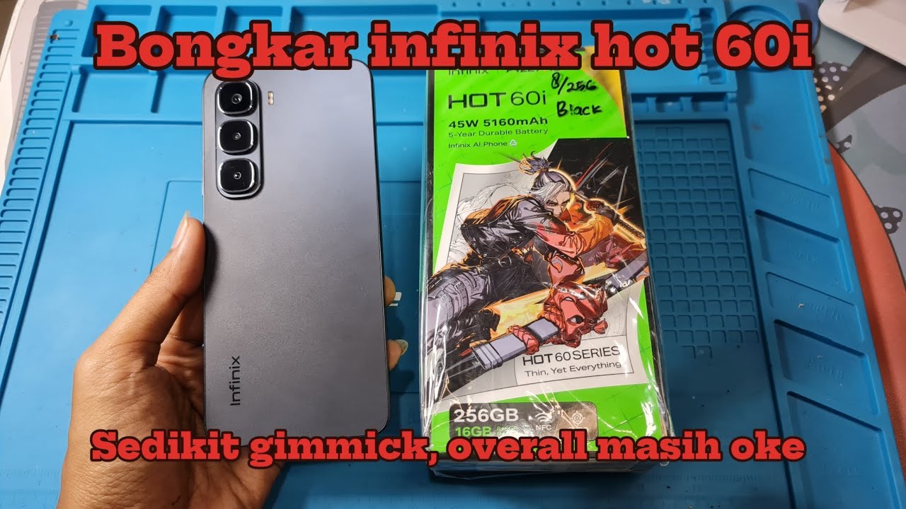 Bongkar infinix hot 60i (teardown infinix hot 60i) sedikit gimmick, overall masih oke bgt